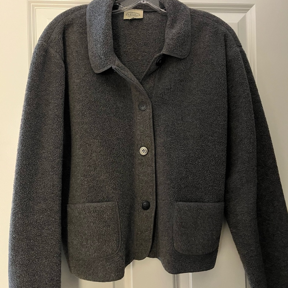 G.H. Bass & Co. Charcoal Teddy Jacket